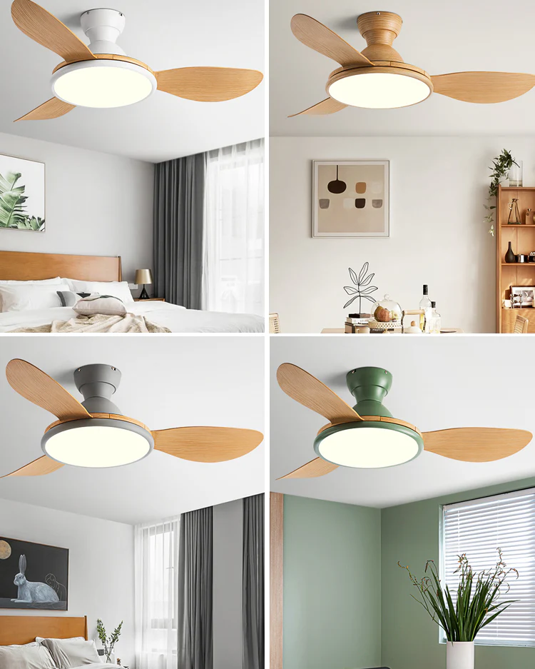 WOMO 42" Low Profile Ceiling Fan with Bright Light - WM5156 - Image 11