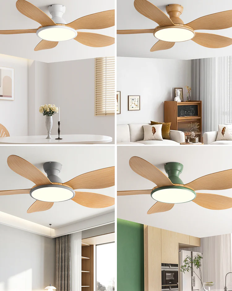 WOMO 42" Low Profile Ceiling Fan with Bright Light - WM5156 - Image 12