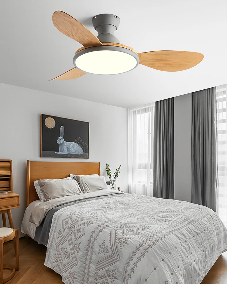WOMO 42" Low Profile Ceiling Fan with Bright Light - WM5156 - Image 15