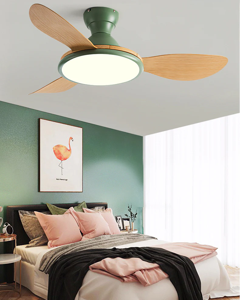 WOMO 42" Low Profile Ceiling Fan with Bright Light - WM5156 - Image 6