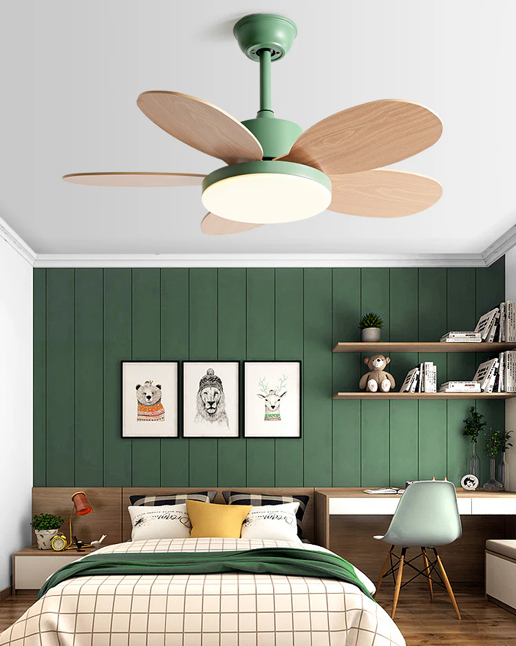 WOMO 5 Blade Children Ceiling Fan Lamp - WM5235 - Image 7