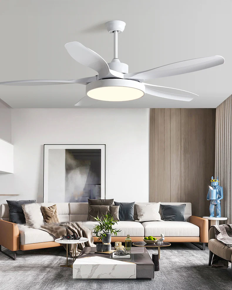 WOMO 5 Blade Large Ceiling Fan Lamp - WM5188 - Image 3