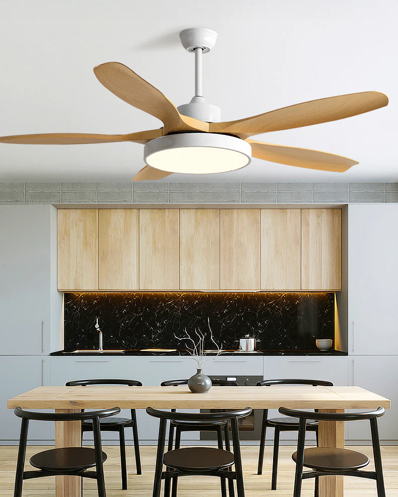 WOMO 5 Blade Large Ceiling Fan Lamp - WM5188 - Image 4