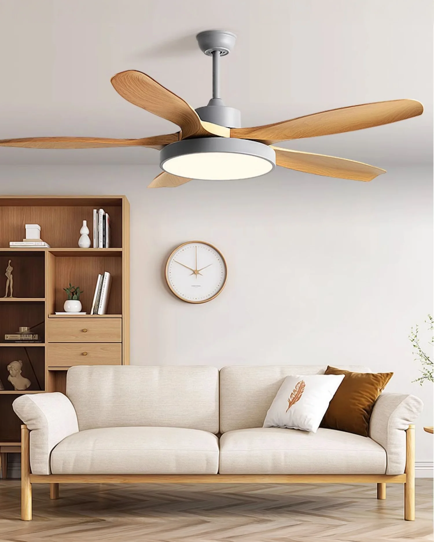 WOMO 5 Blade Large Ceiling Fan Lamp - WM5188 - Image 9