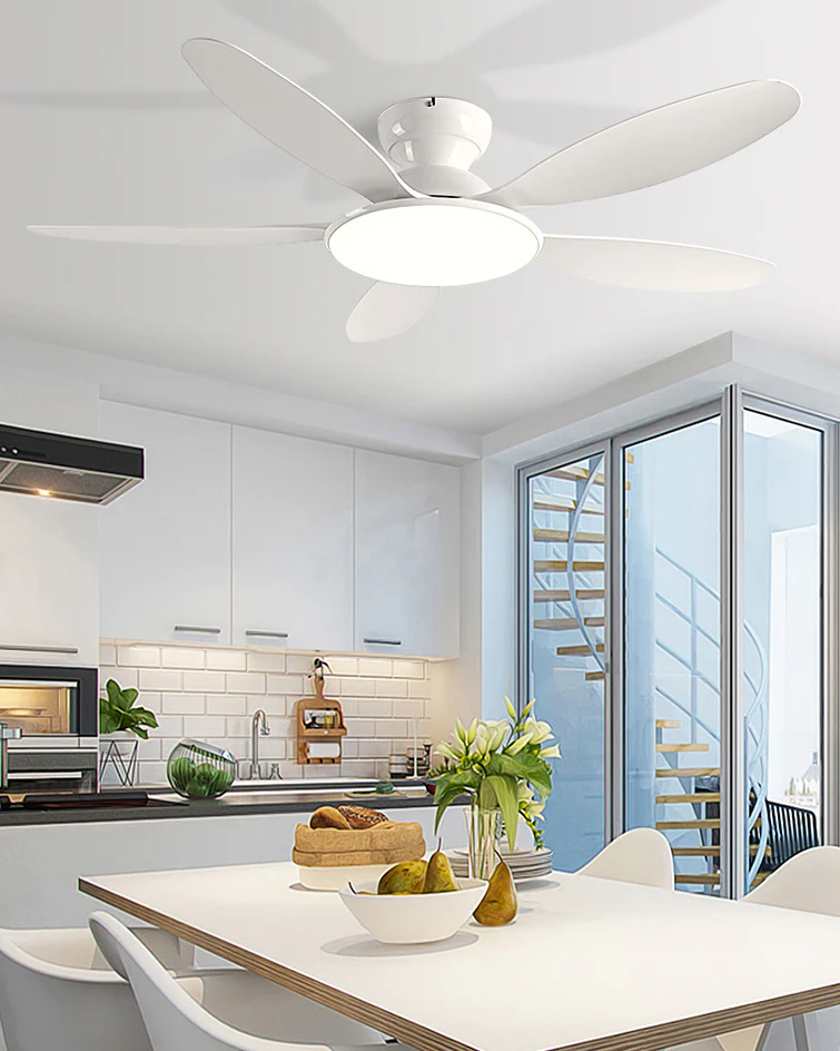 WOMO 5 Blade Low Profile Ceiling Fan Lamp - WM5194 - Image 10