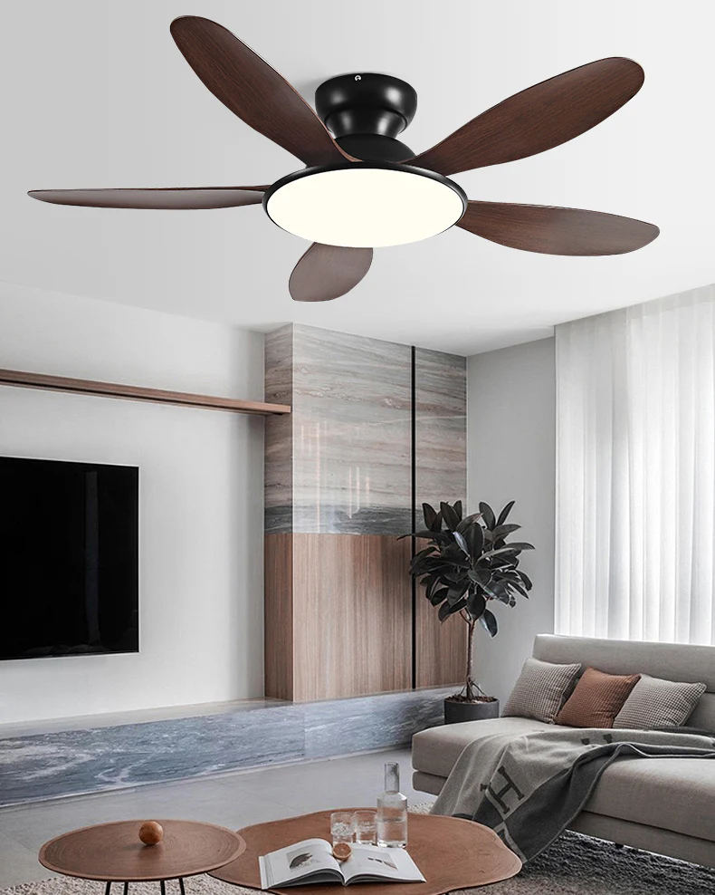 WOMO 5 Blade Low Profile Ceiling Fan Lamp - WM5194 - Image 3