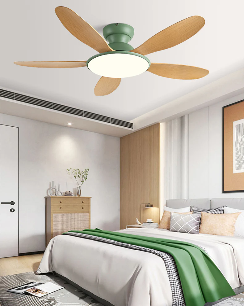 WOMO 5 Blade Low Profile Ceiling Fan Lamp - WM5194 - Image 6