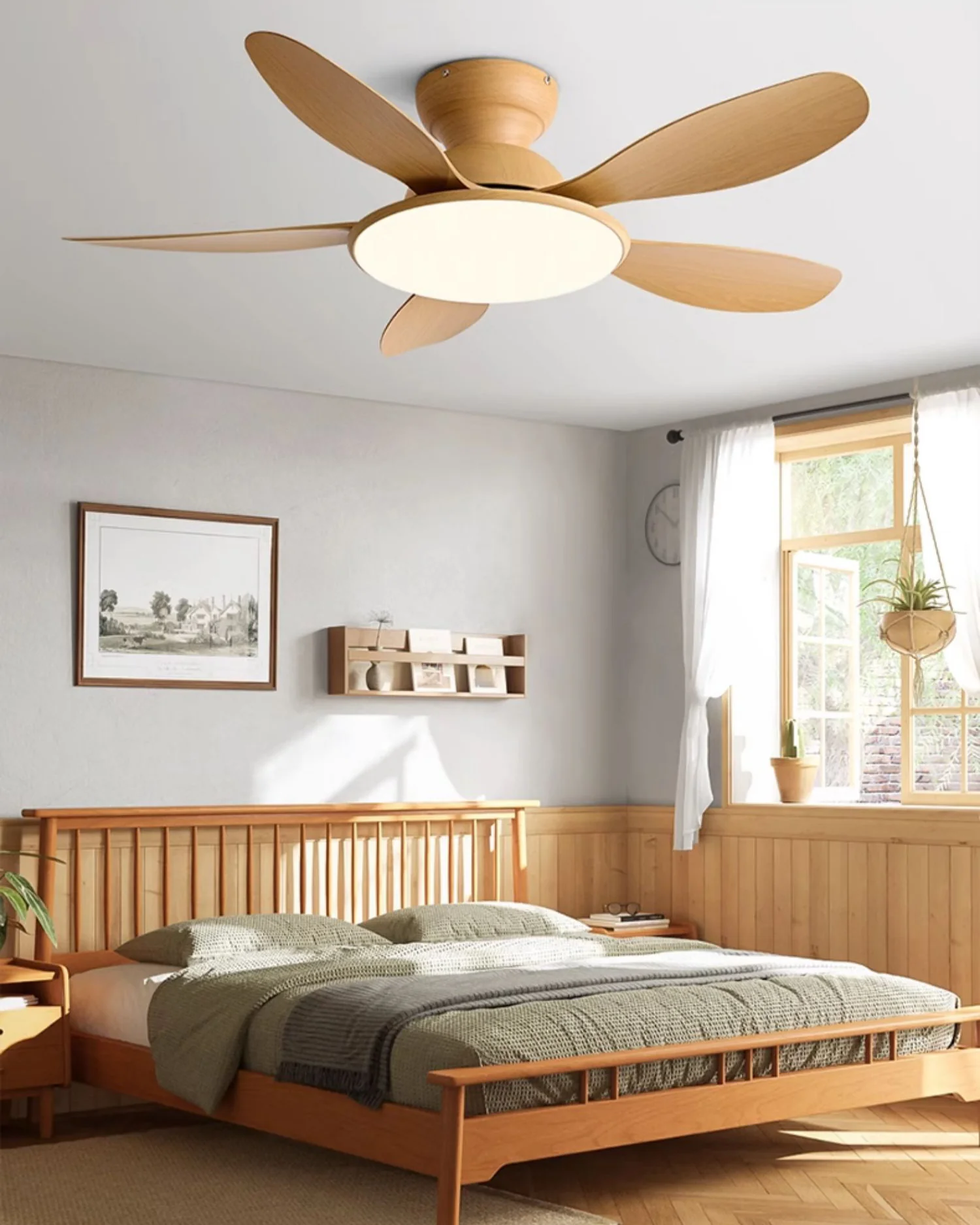 WOMO 5 Blade Low Profile Ceiling Fan Lamp - WM5194 - Image 7