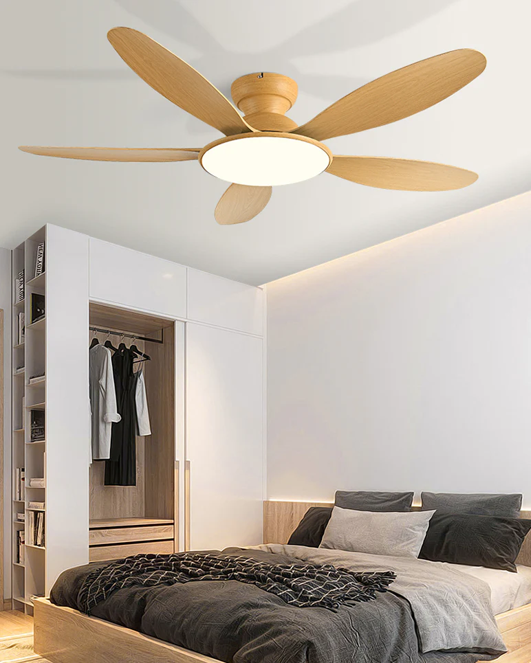 WOMO 5 Blade Low Profile Ceiling Fan Lamp - WM5194 - Image 8