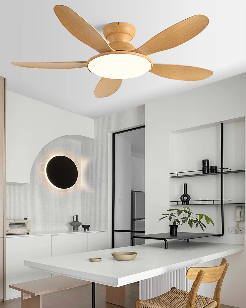 WOMO 5 Blade Low Profile Ceiling Fan Lamp - WM5194 - Image 9
