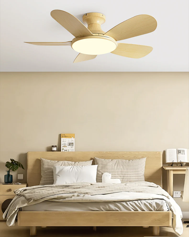 WOMO 5 Blade Low Profile Ceiling Fan Lamp-WM5226 - Image 8