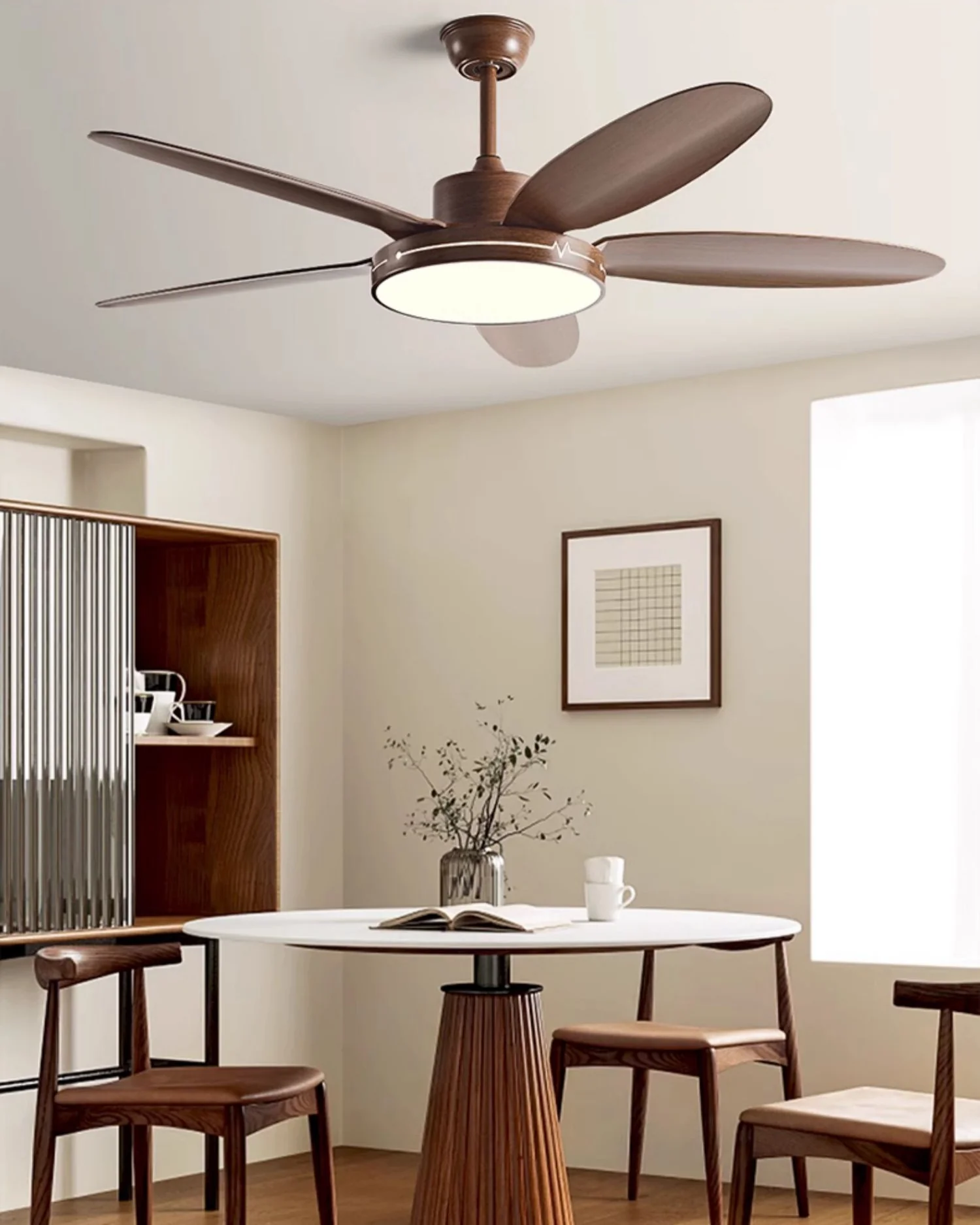WOMO 5 Blade Modern Ceiling Fan Lamp - WM5189 - Image 12