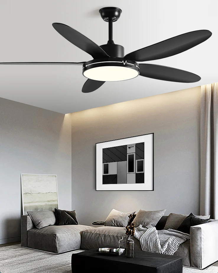 WOMO 5 Blade Modern Ceiling Fan Lamp - WM5189 - Image 3
