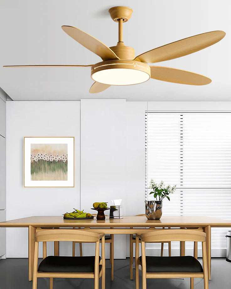 WOMO 5 Blade Modern Ceiling Fan Lamp - WM5189 - Image 5