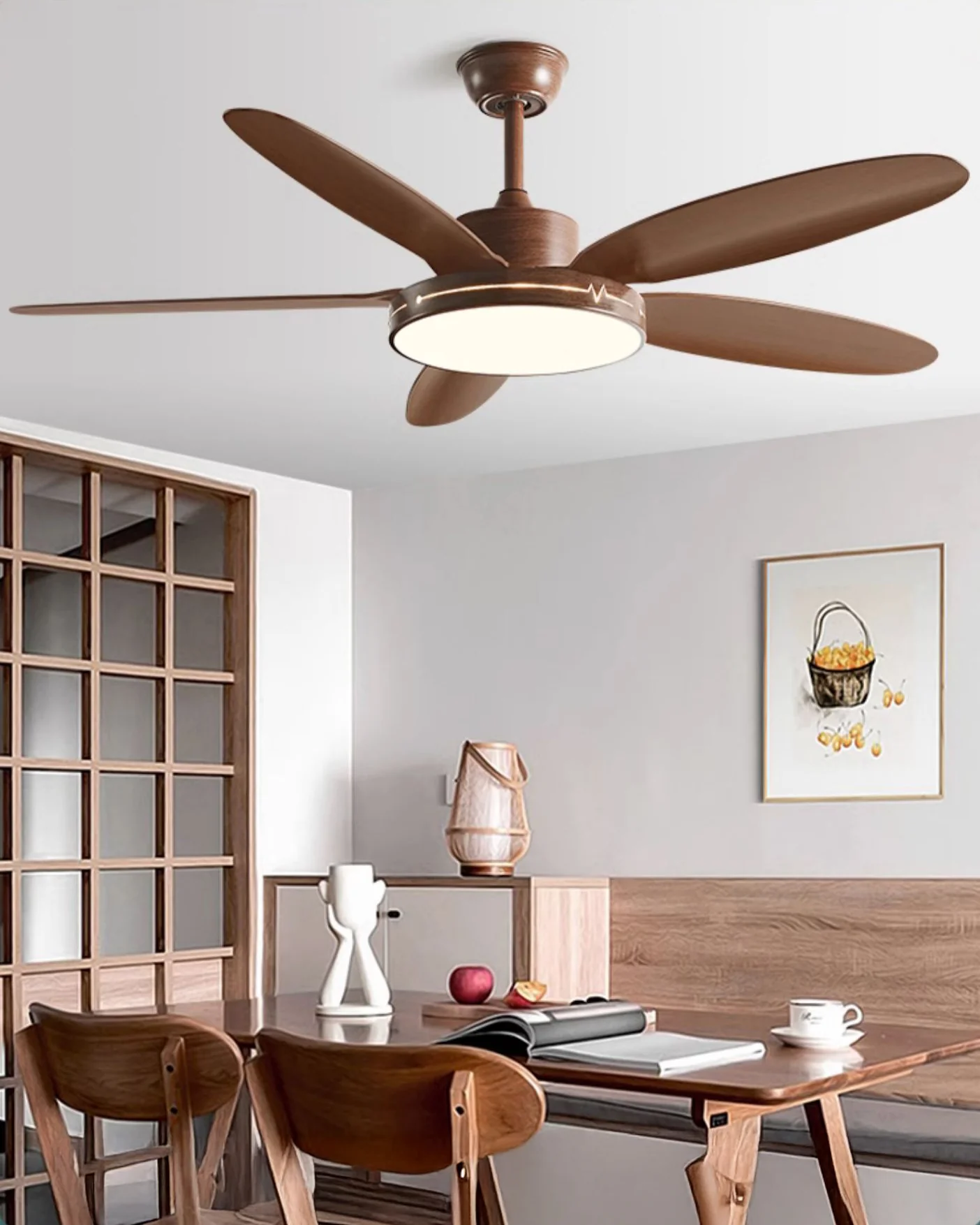 WOMO 5 Blade Modern Ceiling Fan Lamp - WM5189 - Image 6