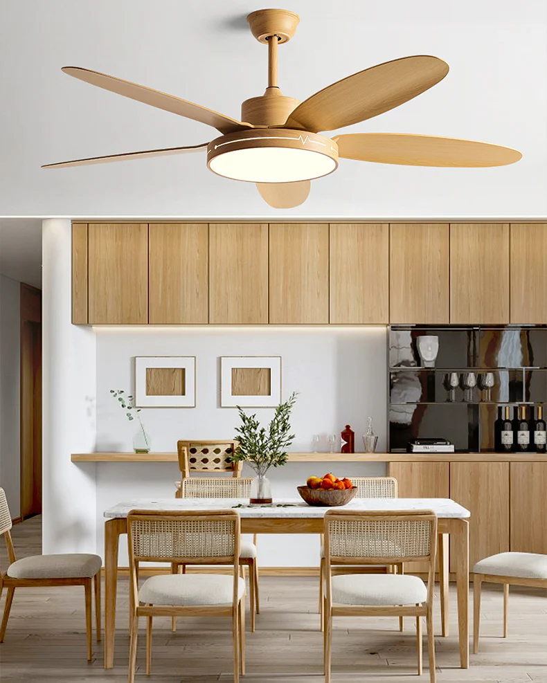 WOMO 5 Blade Modern Ceiling Fan Lamp - WM5189 - Image 9