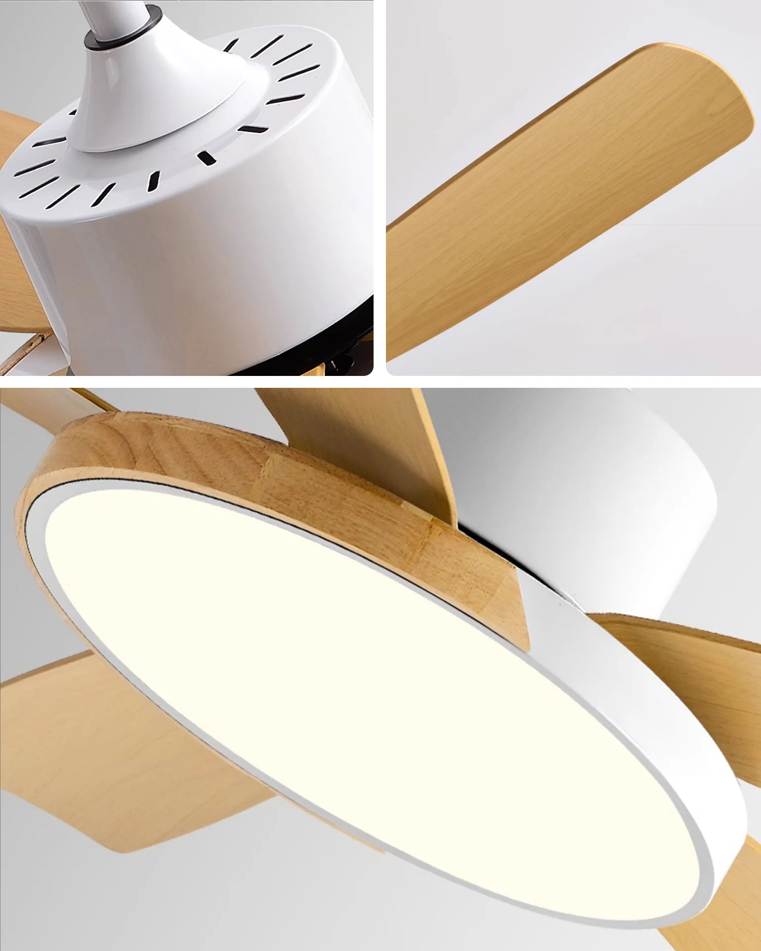 WOMO 5 Blade Modern Ceiling Fan Lamp - WM5250 - Image 13