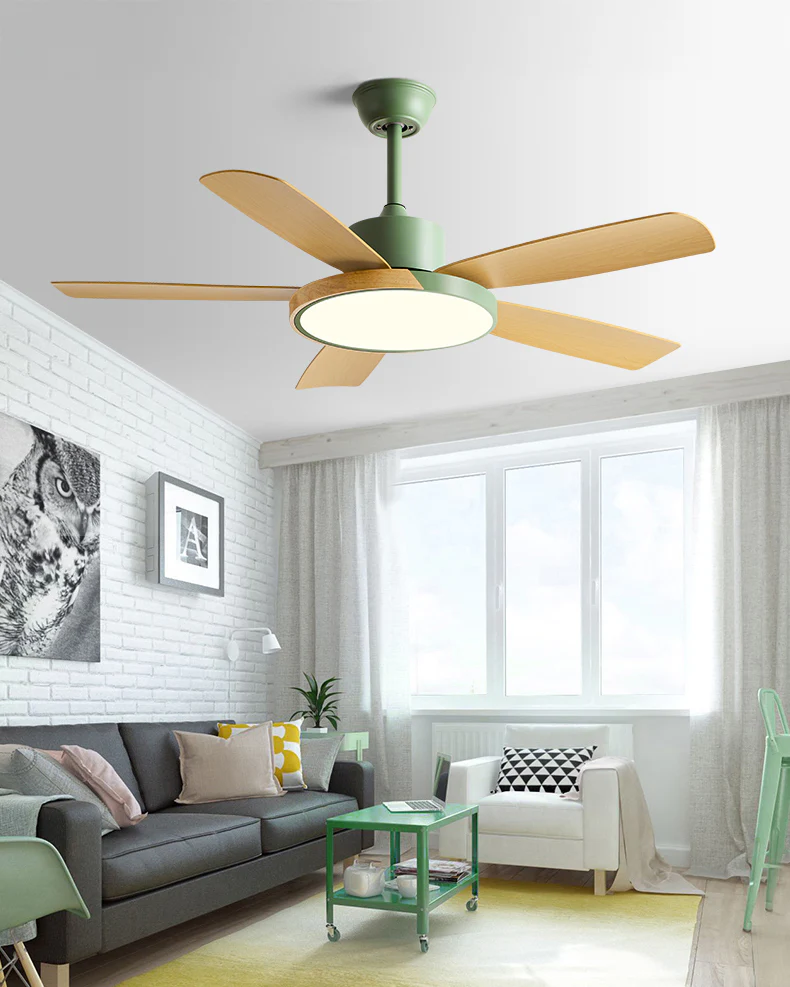 WOMO 5 Blade Modern Ceiling Fan Lamp - WM5250 - Image 2