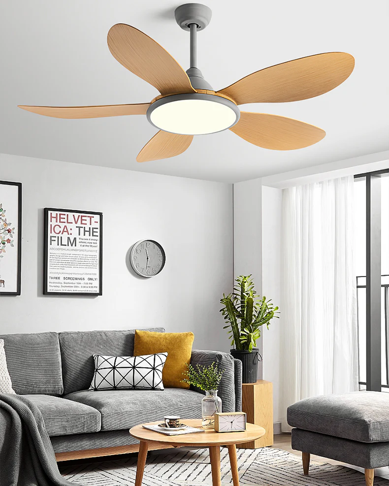 WOMO 5 Blade Modern Ceiling Fan Lamp - WM5252 - Image 13