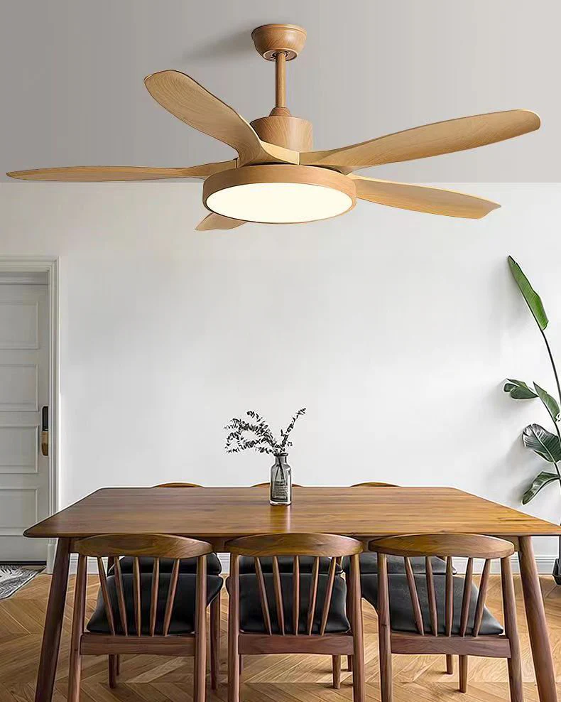 WOMO 52 inch Five Blade Ceiling Fan with Light - WM5167 - Image 2