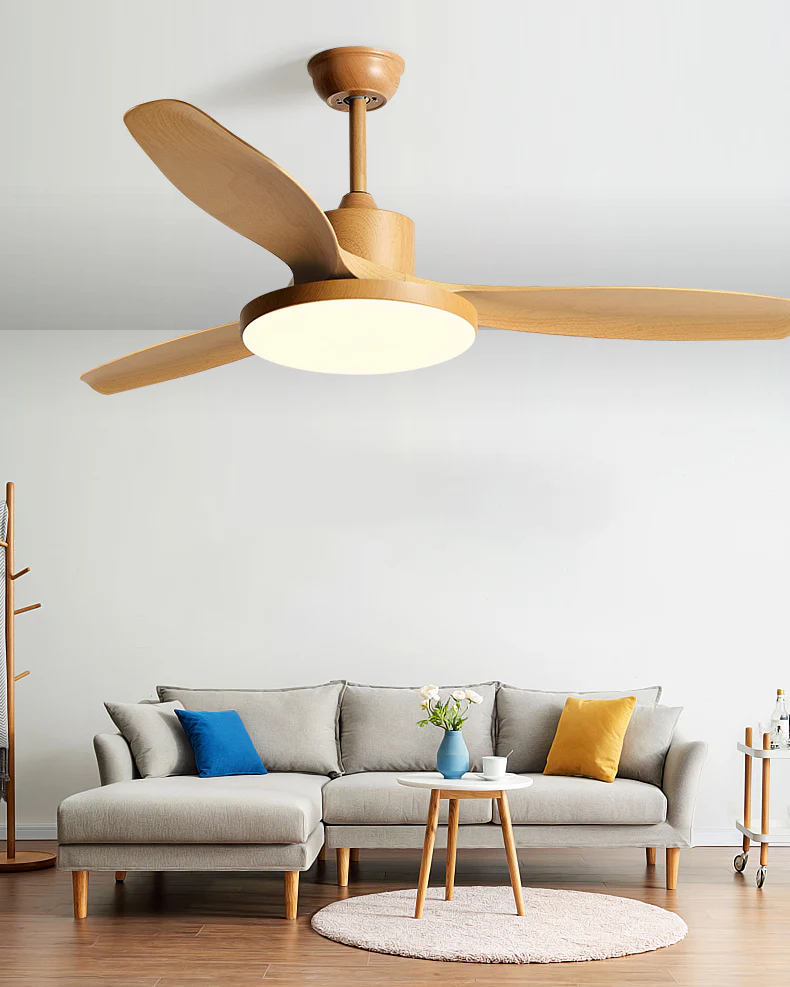 WOMO 52 inch Five Blade Ceiling Fan with Light - WM5167 - Image 3