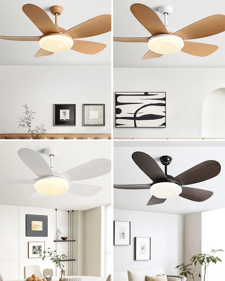 WOMO 52 inch Low Profile Ceiling Fan with Bright Light - WM5165 - Image 8