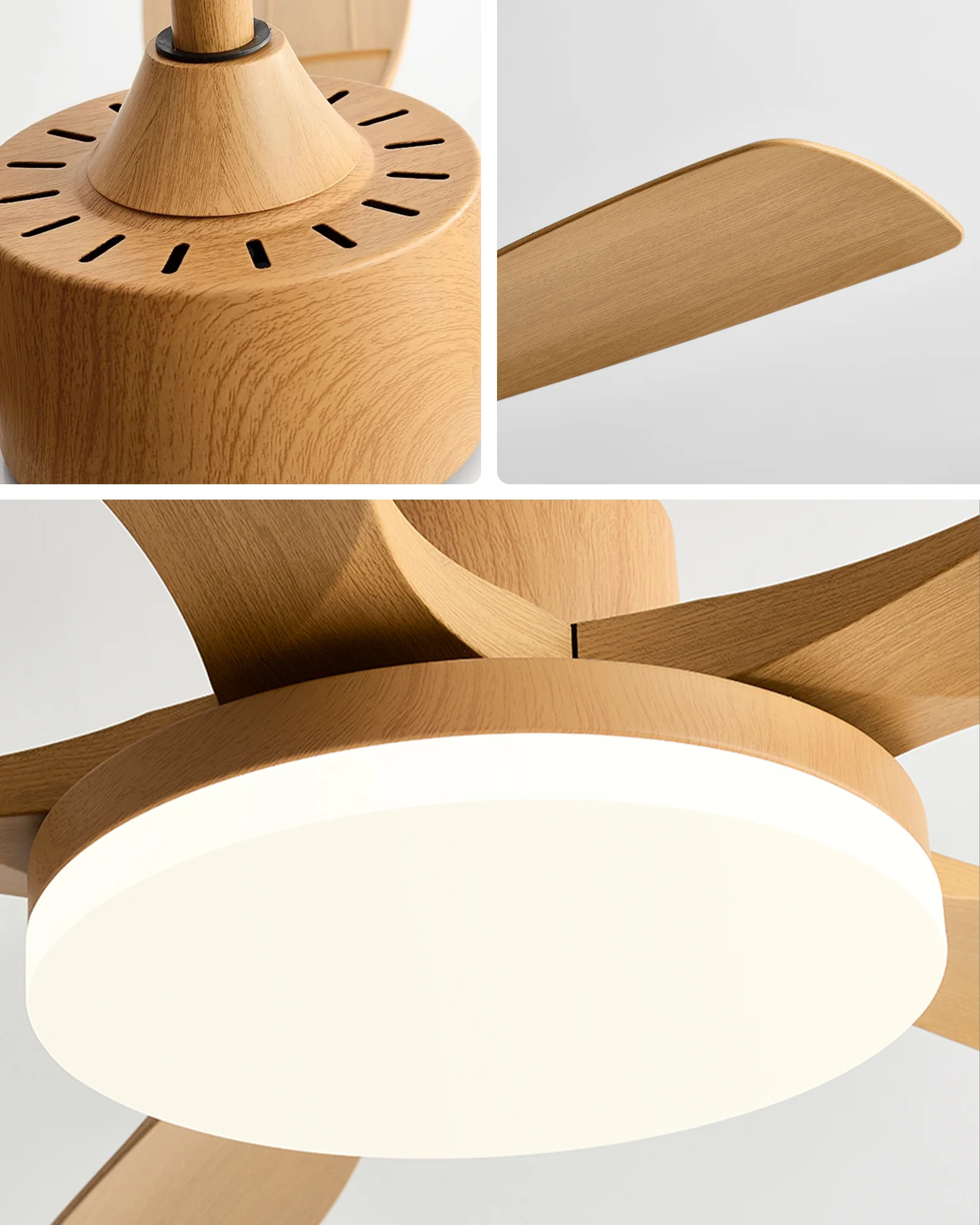 WOMO 56 inch 5 Blade Ceiling Fan Lamp - WM5182 - Image 14