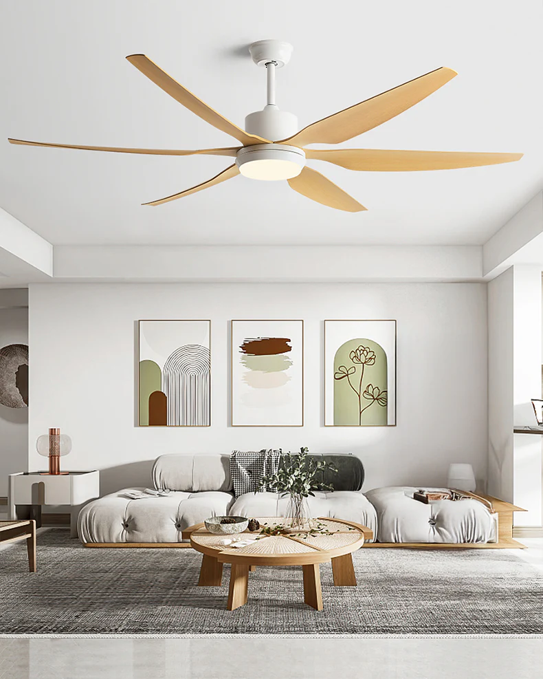 WOMO 6 Blade Large Ceiling Fan Lamp-WM5212 - Image 10