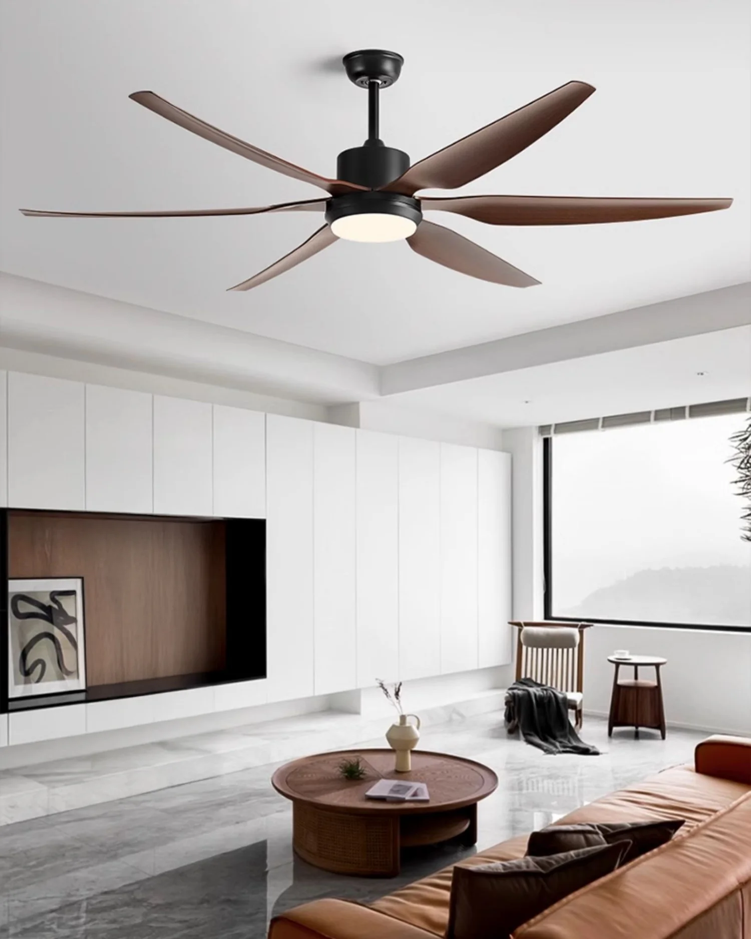WOMO 6 Blade Large Ceiling Fan Lamp-WM5212 - Image 15
