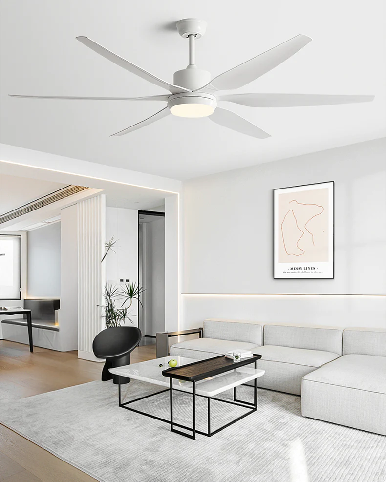 WOMO 6 Blade Large Ceiling Fan Lamp-WM5212 - Image 17