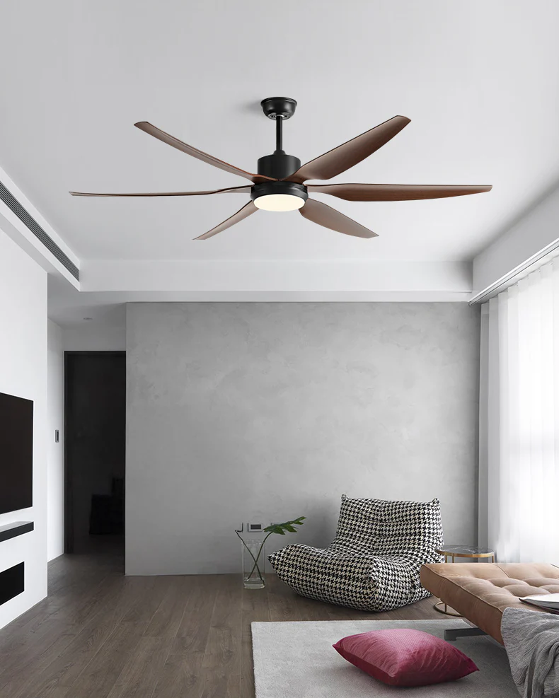 WOMO 6 Blade Large Ceiling Fan Lamp-WM5212 - Image 3
