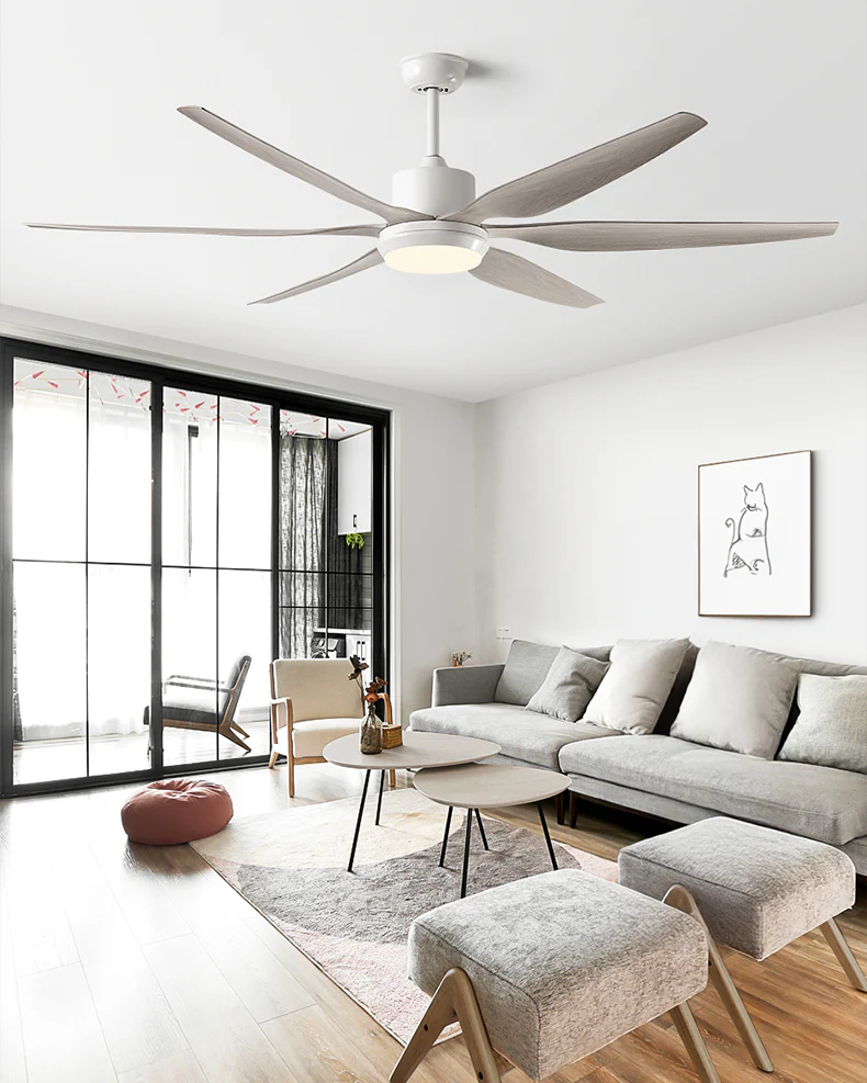 WOMO 6 Blade Large Ceiling Fan Lamp-WM5212 - Image 7