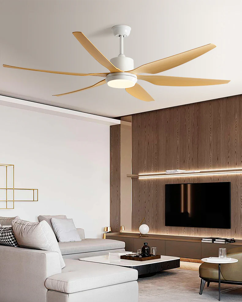 WOMO 6 Blade Large Ceiling Fan Lamp-WM5212 - Image 9