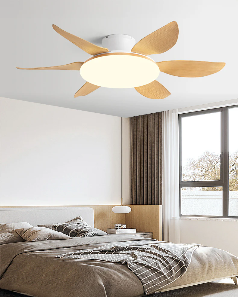 WOMO 6 Blade Low Profile Ceiling Fan with Bright Light - WM5191 - Image 12