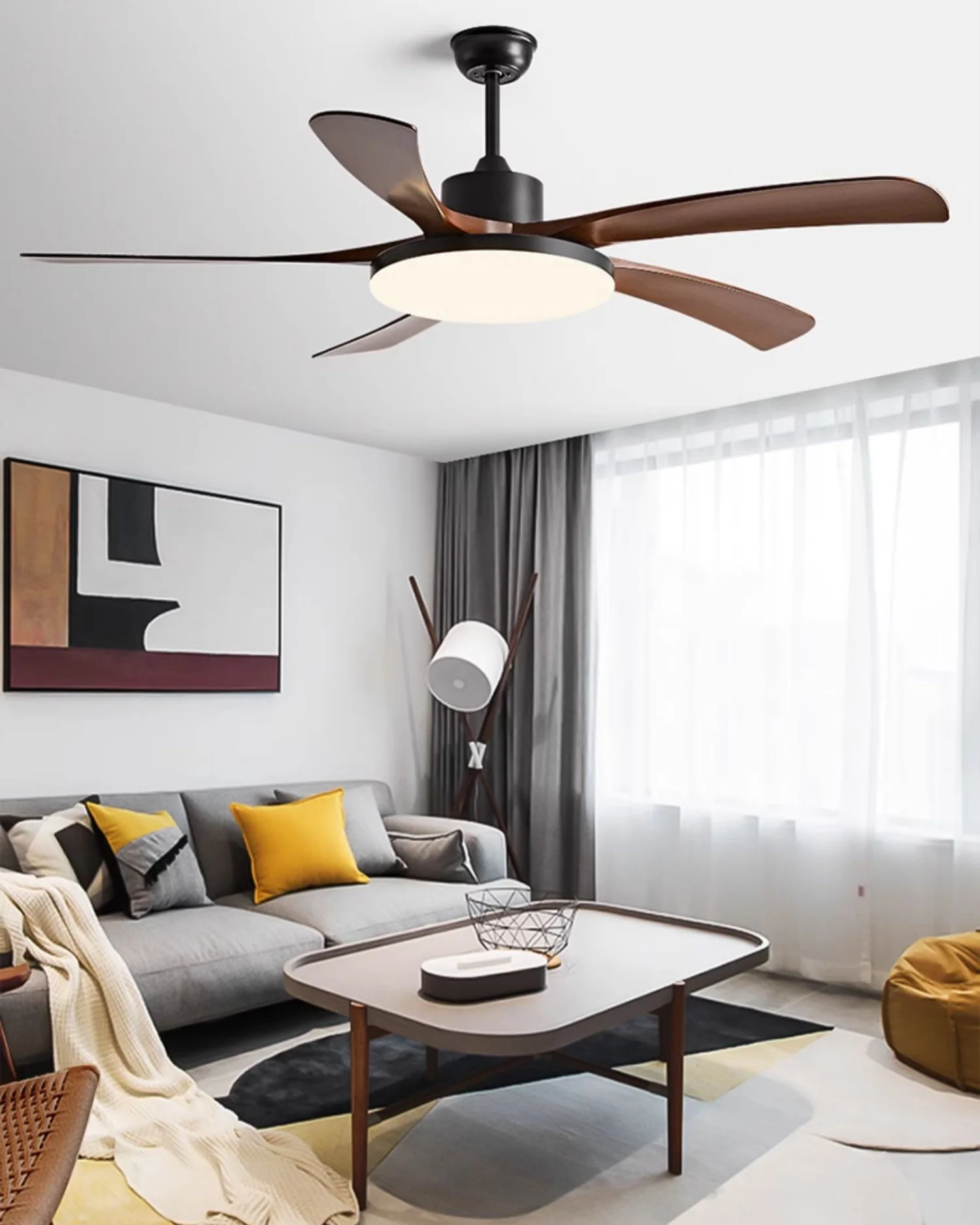 WOMO 60 inch Large Ceiling Fan Lamp - WM5179 - Image 4