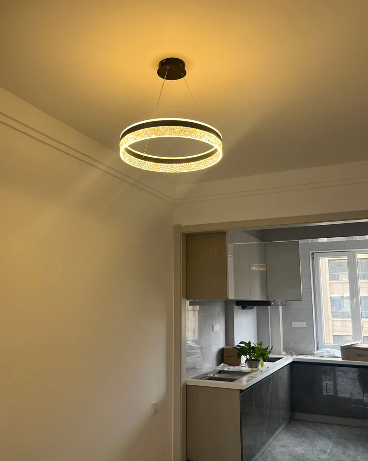 WOMO Acrylic Circular LED Chandelier-WM2171 - Image 18