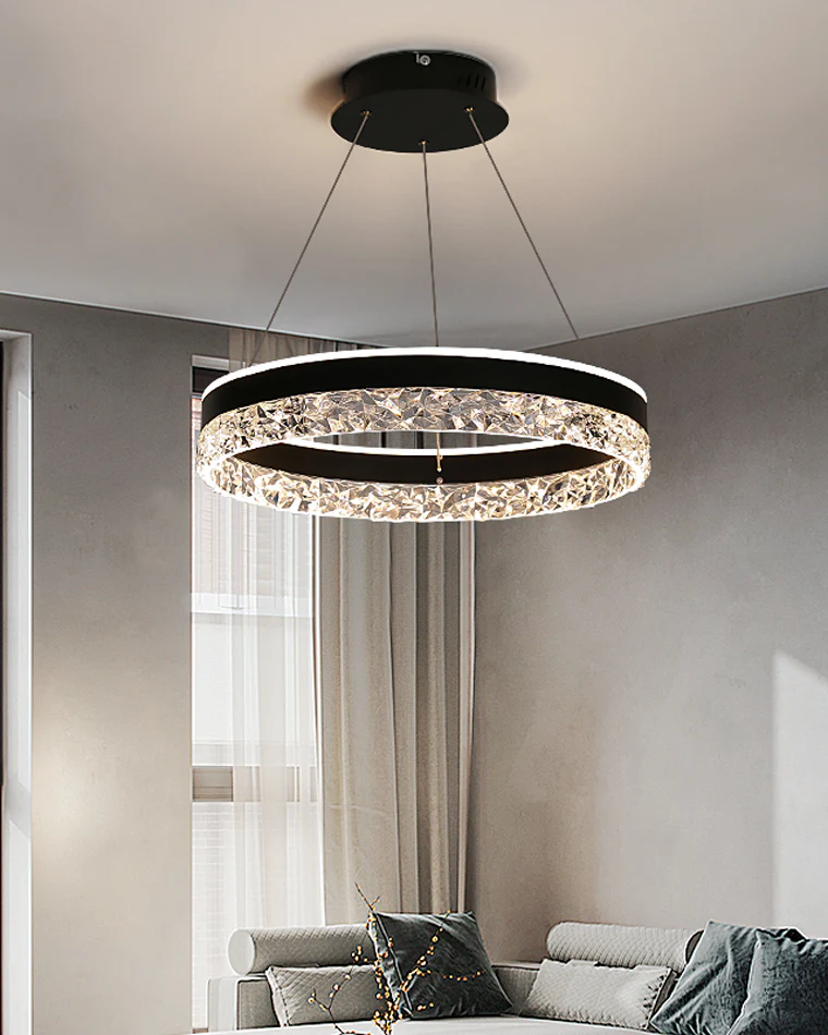 WOMO Acrylic Circular LED Chandelier-WM2171 - Image 3