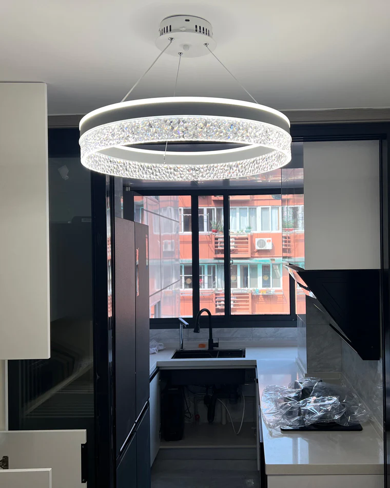 WOMO Acrylic Circular LED Chandelier-WM2171 - Image 31