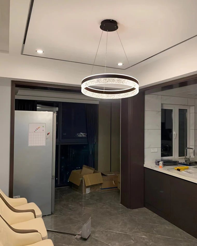 WOMO Acrylic Circular LED Chandelier-WM2171 - Image 32