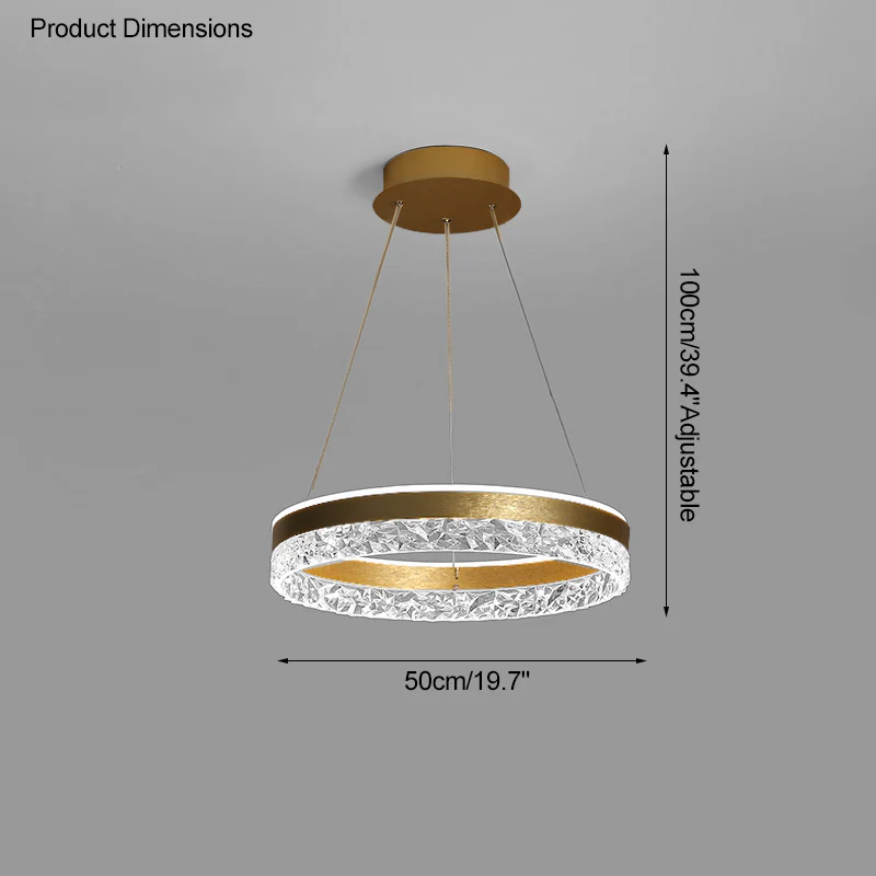 WOMO Acrylic Circular LED Chandelier-WM2171 - Image 39