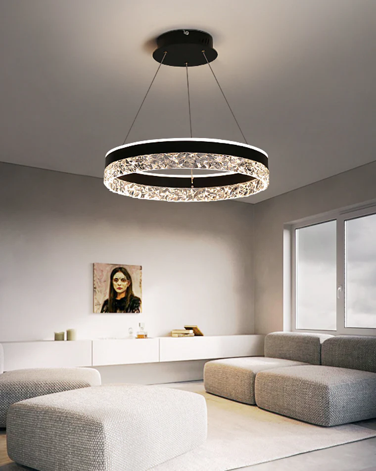 WOMO Acrylic Circular LED Chandelier-WM2171 - Image 6