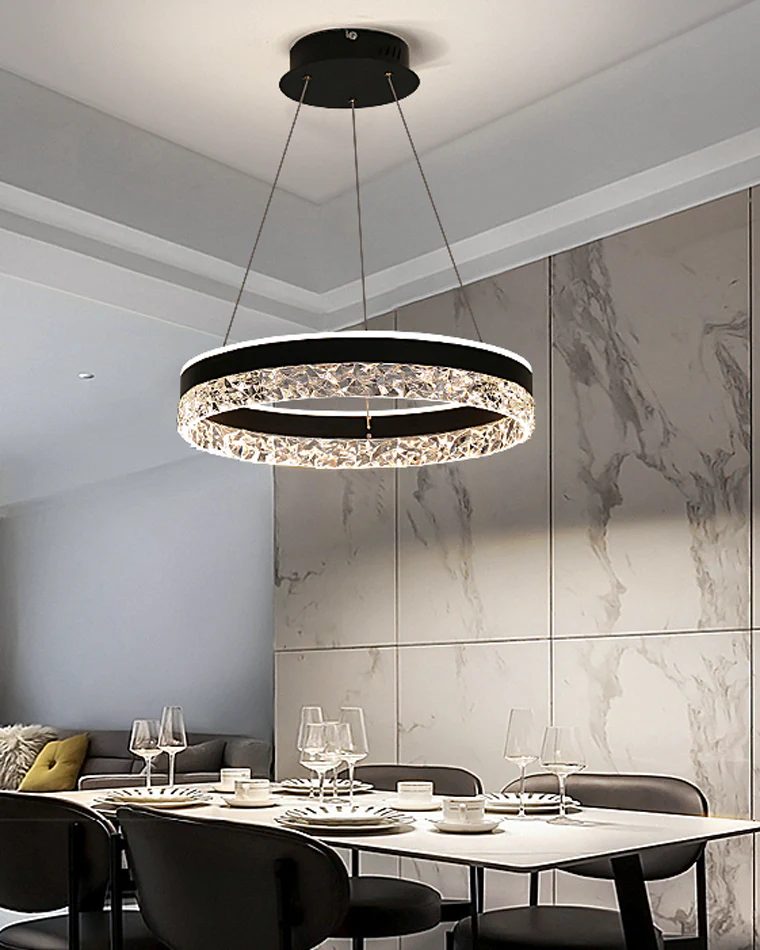 WOMO Acrylic Circular LED Chandelier-WM2171 - Image 8
