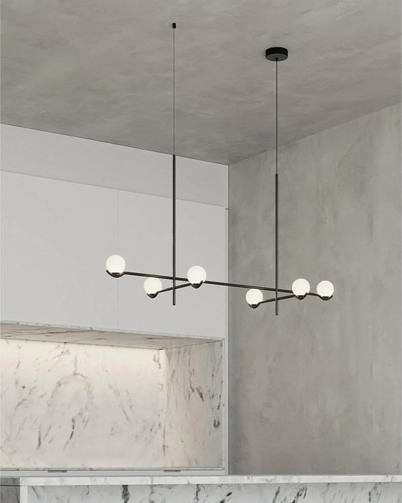 WOMO Adjustable Glass Ball Chandelier-WM2584 - Image 5