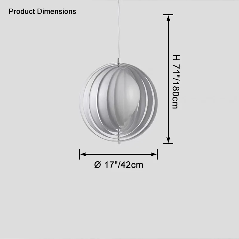 WOMO Adjustable Moon Pendant Light-WM2906 - Image 17