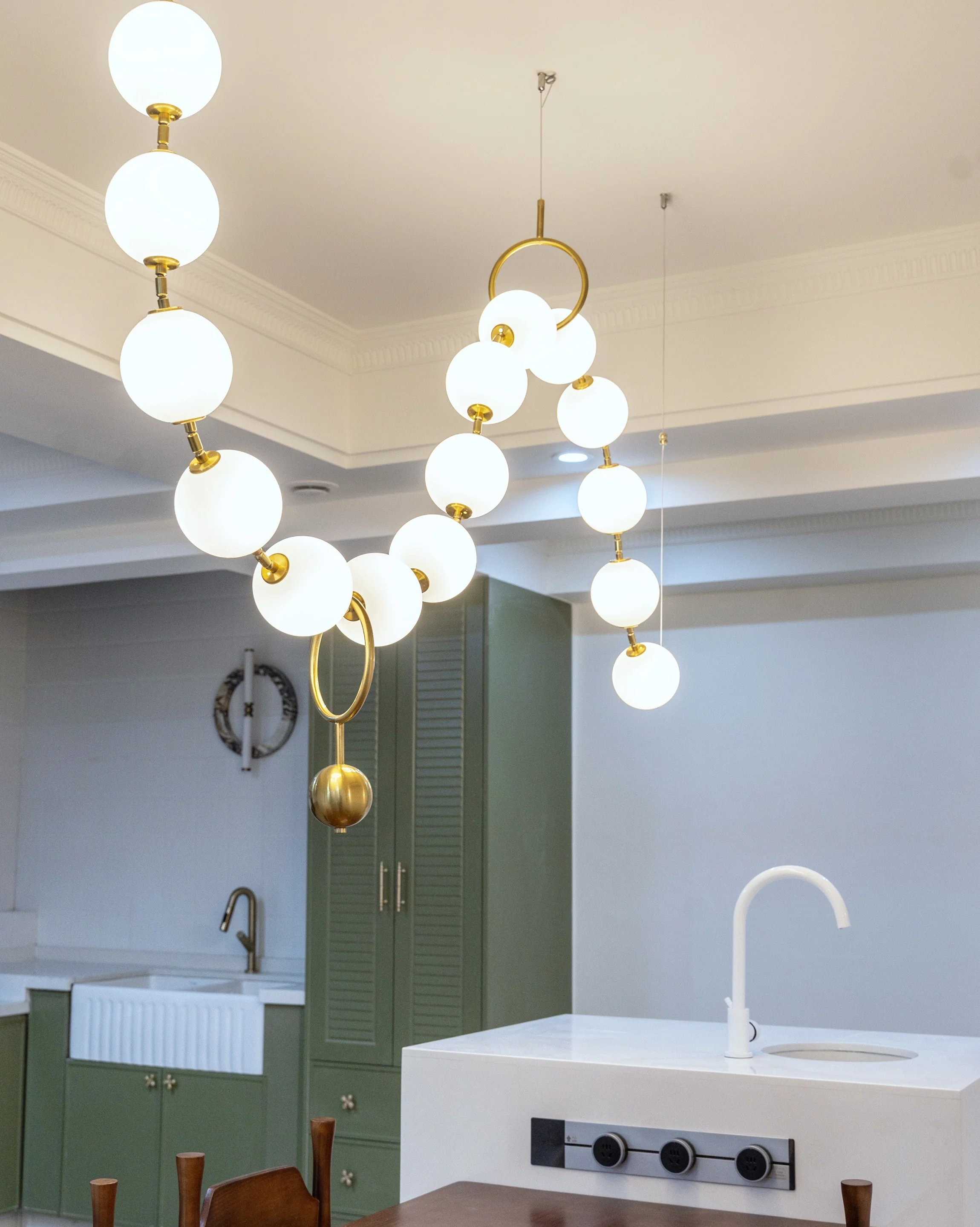 WOMO Adjustable Pearl Chandelier-WM2936 - Image 12
