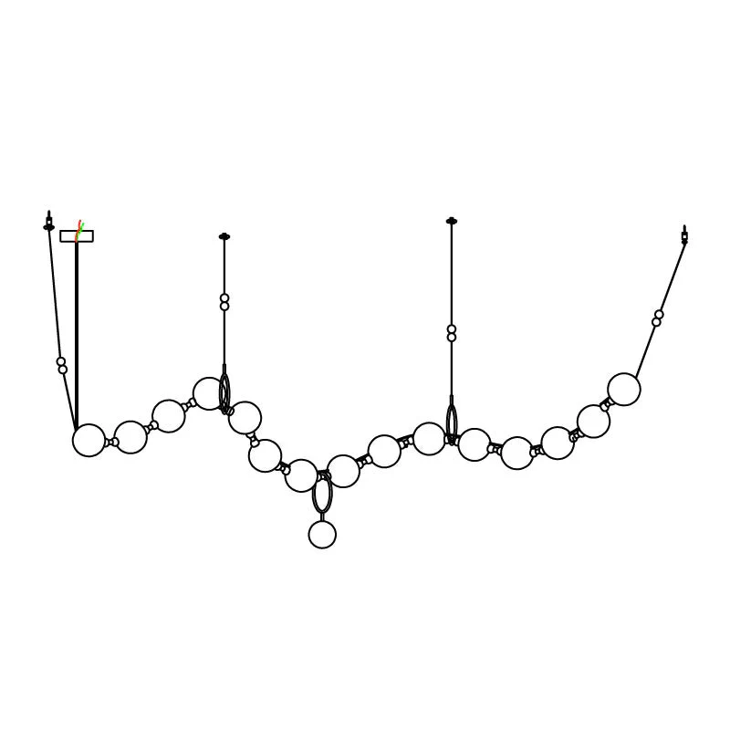 WOMO Adjustable Pearl Chandelier-WM2936 - Image 44