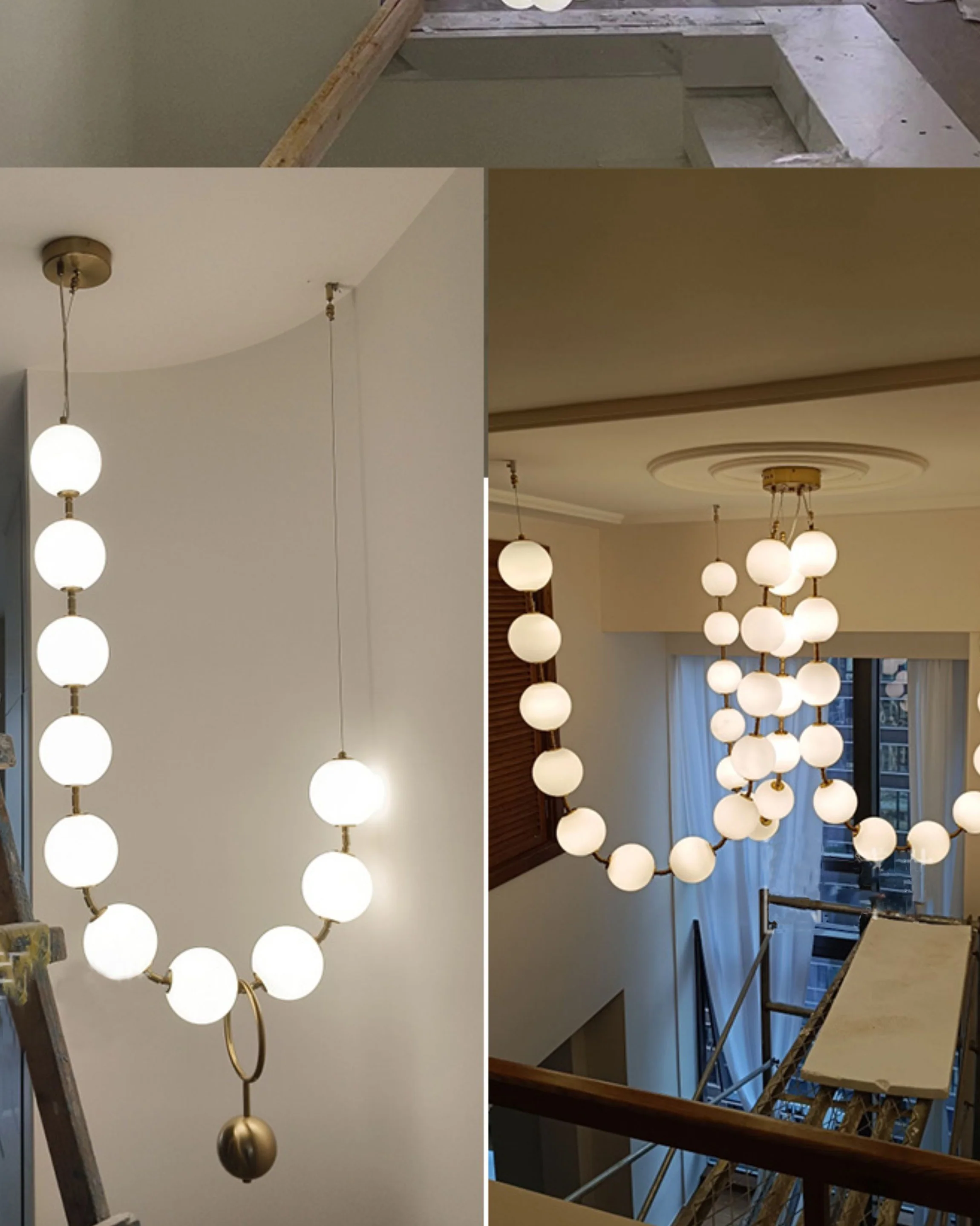 WOMO V-Pearl Adjustable Chandelier-WM2938 - Image 28