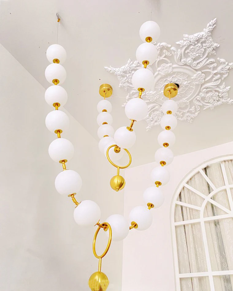 WOMO V-Pearl Adjustable Chandelier-WM2938 - Image 8