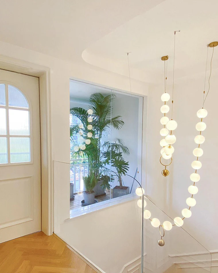 WOMO V-Pearl Adjustable Chandelier-WM2938 - Image 9