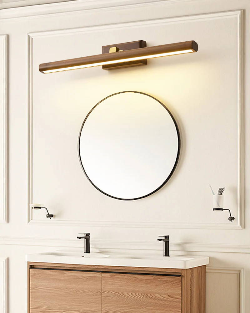 WOMO Adjustable Walnut Linear Wall Sconce-WM6127 - Image 7
